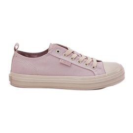 Big Star von Women RR274732 hellrosa Sneakers