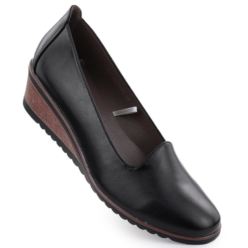 Schuhe für Keile Black Potocki SZ12276 schwarz