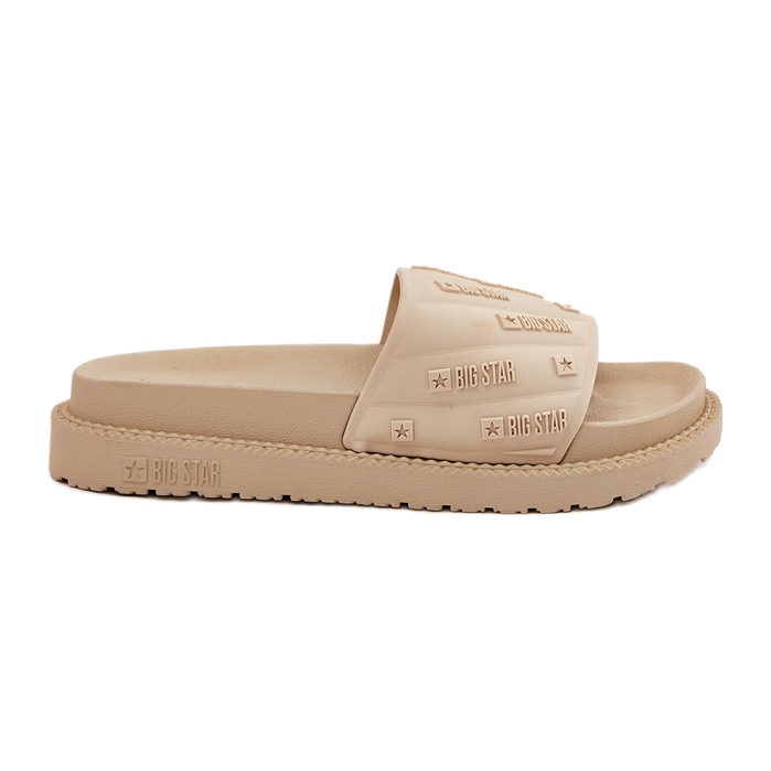 Frauenschuhe auf der Plattform Big Star RR274A542 Beige