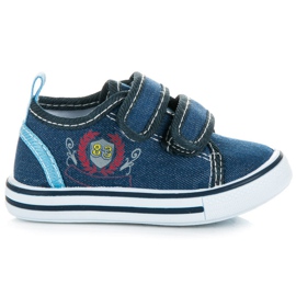 Bona Denim-Turnschuhe blau