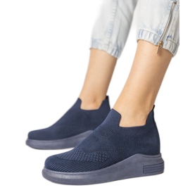 Marineblaue Socken -Turnschuhe