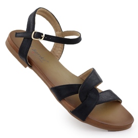 S.Barski Frauensandalen Czarne S. Barski Kv51-022 schwarz