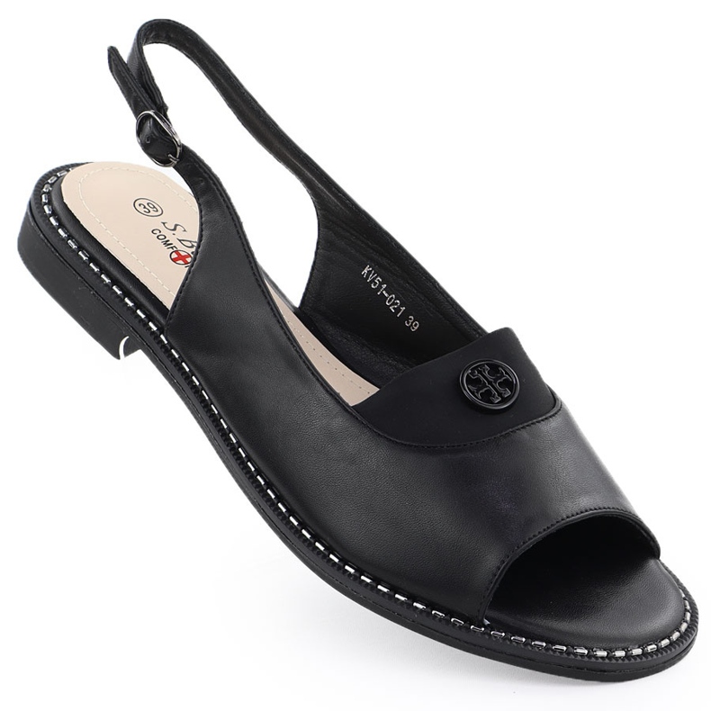 S.Barski Frauensandalen Czarne S. Barski KV51-021 schwarz