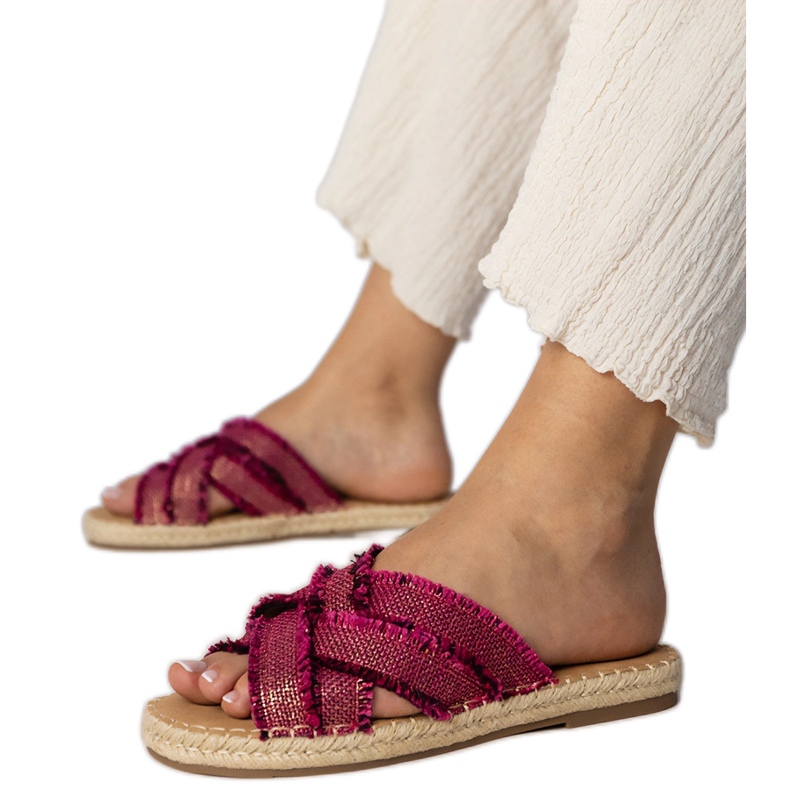 Pink Women's Espadrilles Pantoffeln rosa