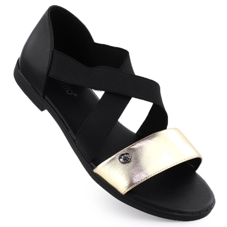 EVento Frauensandalen mit schwarzen Radiergummi 3884