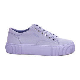 Big Star RR274406 Frauenmaterial Sneaker Lila