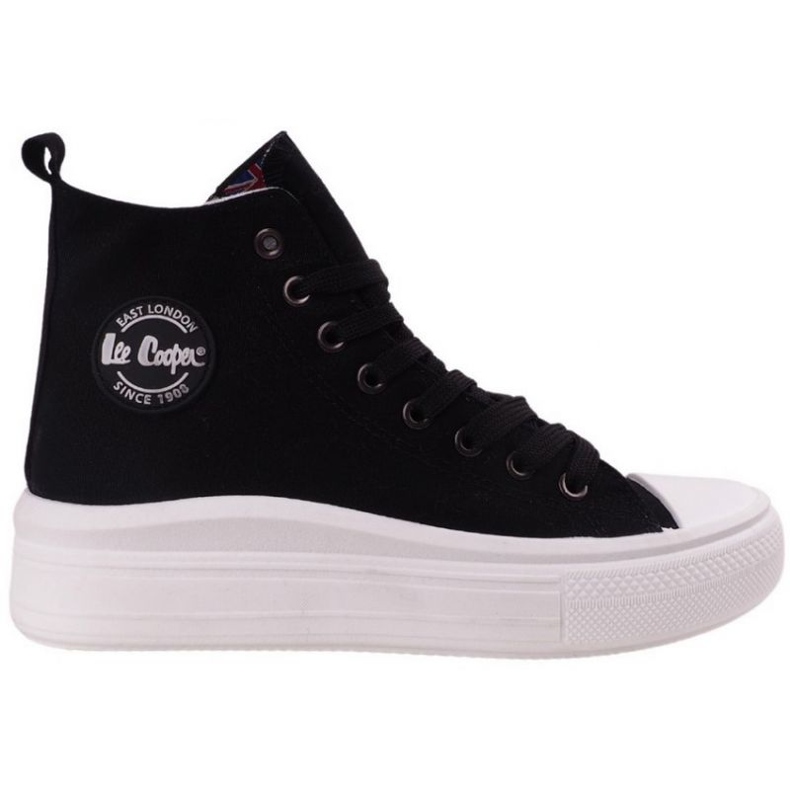 Hohe Sneaker für Frauen auf der Lee Cooper LCW-23-44-1629LA Black Plattform schwarz