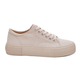 Frauenmaterial Sneaker Big Star RR274407 Beige