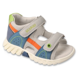 Befado Kindersandalen 170p113 Ledereinsatz beige