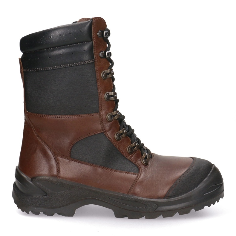 Sollidne Lederjagdstiefel Pollonus Brown Budget 6-0131-001 braun