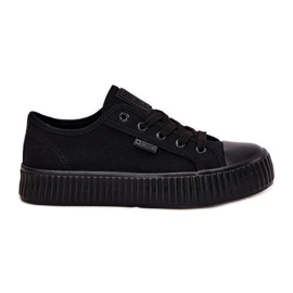 Big Star Frauenmaterial -Sneaker auf der großen schwarzen Plattform der großen Star RR274775