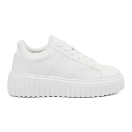 Shelvt Weiße Turnschuhe der Frauen