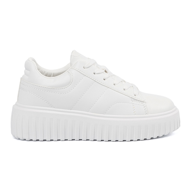 Shelvt Weiße Turnschuhe der Frauen