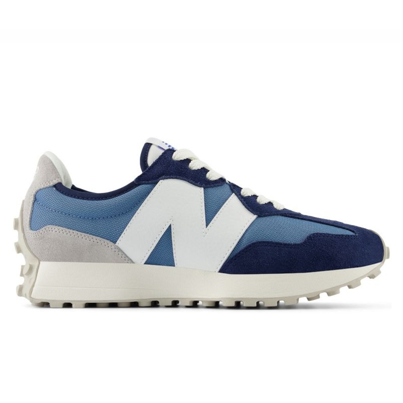 New Balance Herren Sportschuhe neue Balance NB 327 Blue Suede Sneakers (U327CJ) blau