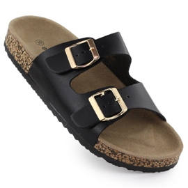 EVento Damenflip Flops mit schwarzen Klemmen 8323