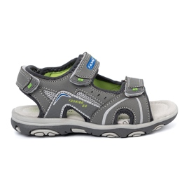 Shelvt Jungen graue Sandalen