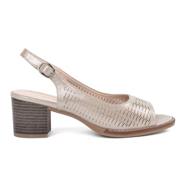 Sergio Leone Goldene Sandalen mit niedrigen Tiefen