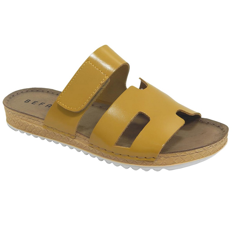 Befado Damen Pantoffeln 158D296 Gelb