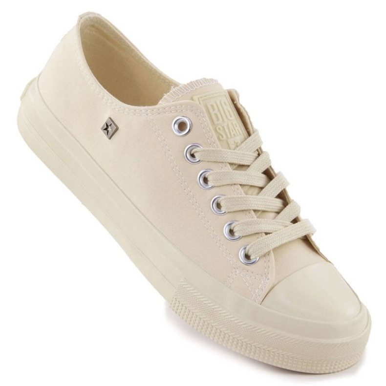 Klassische Damen-Sneaker Big Star NN274286 Beige