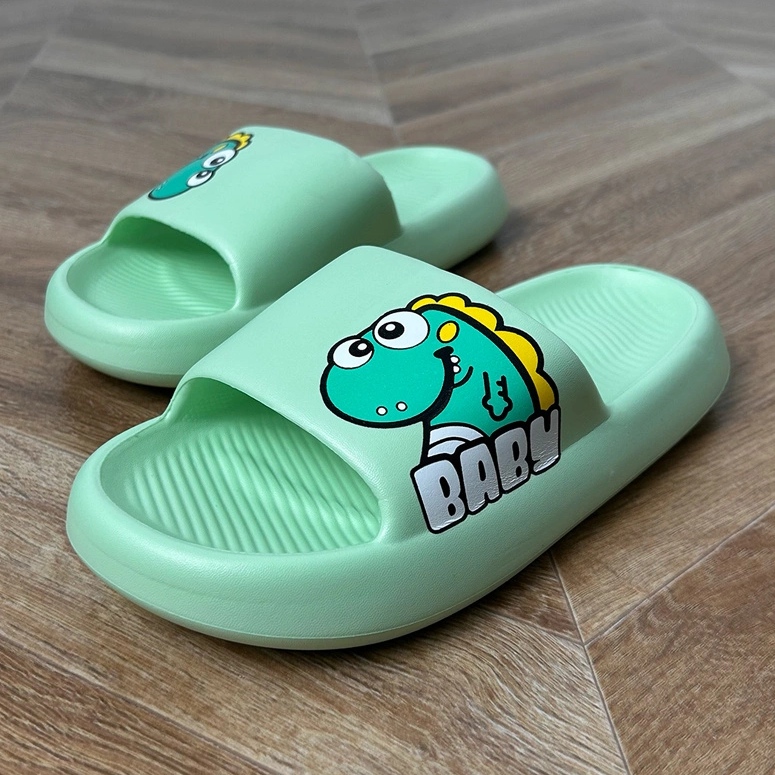 Flip Flops für grüne Kinder mit Druck
