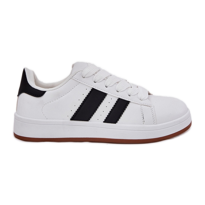 EVento Damen-Sneaker aus Öko-Leder, Weiß