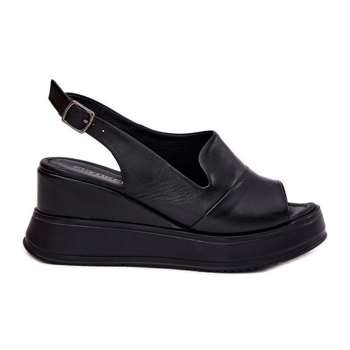 ARTIKER Frauen Ledersandalen für Anker Artker 52C0484 Schwarz