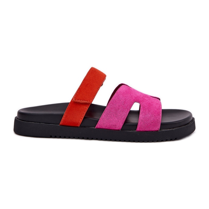 Damenflip Flops mit Vinceza 17401 Veluosia Fuchsia rosa