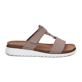 Damenflip -Flops auf dem Inblu CN0007G Beige