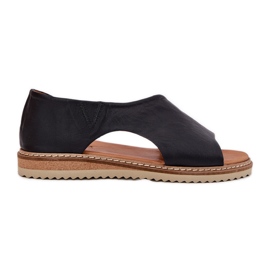 Frauen Ledersandalen Artiker 46C1016 Schwarz