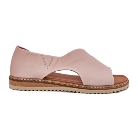 Frauen Ledersandalen Artiker 46C1018 Hellrosa