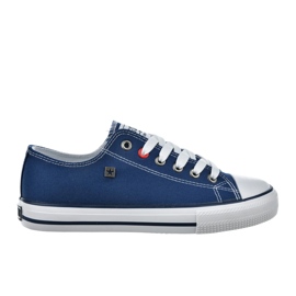 Damen -Sneaker Big Star NN274653 Navy Blue Schuhe