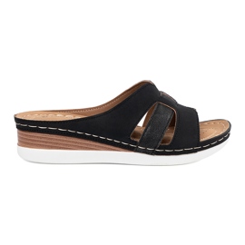 Schwarze Flip -Flops für Frauen