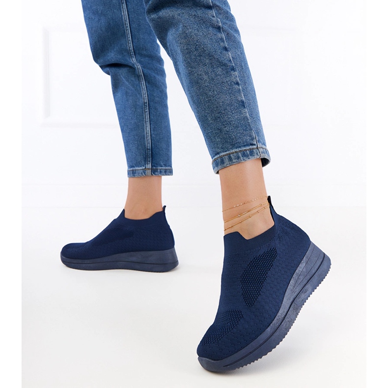 Marineblaue dunkelblaue Turnschuhe
