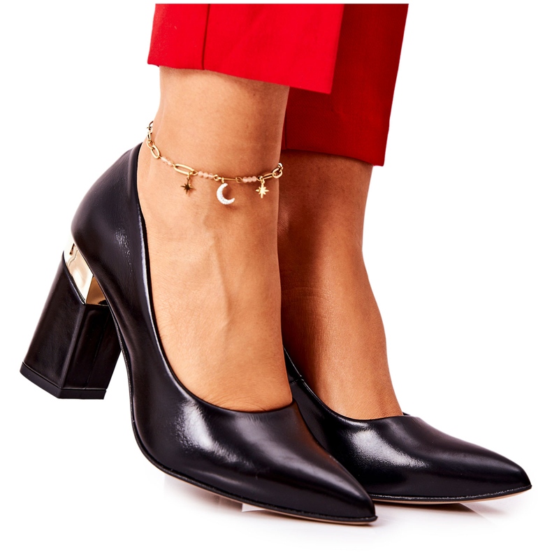 Lewski Shoes Lederpumps Lewski 3117 Schwarz