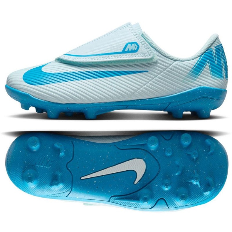 Nike Mercurial Vapor 16 Club MG PS (V) FQ8290-400 Fußballschuhe blau