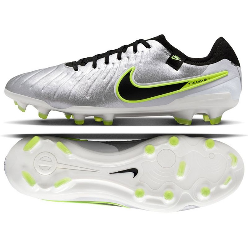 Nike Tiempo Legend 10 Pro FG DV4333-001 Fußballschuhe silber-
