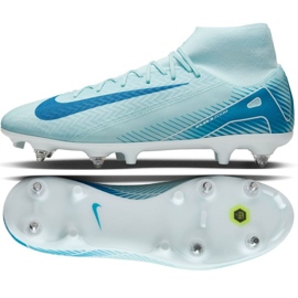Nike Zoom Mercurial Superfly 10 Akademie SG-Pro AC FQ8336-400 Fußballschuhe blau