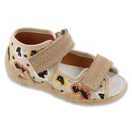 Befado Kinderbadado 350p057 Ledereinsatz beige