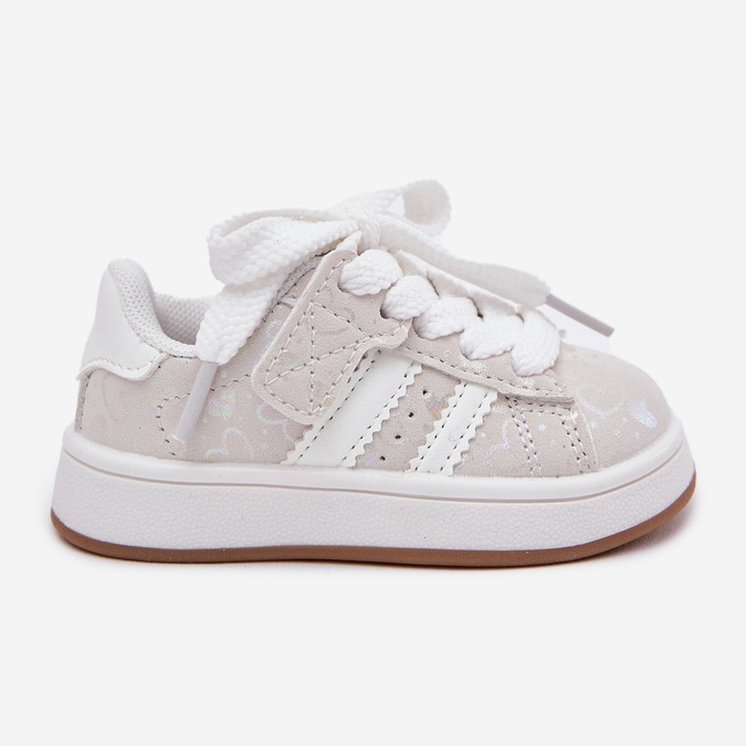 Turnschuhe Sportschuhe für Kinderherzen weiß