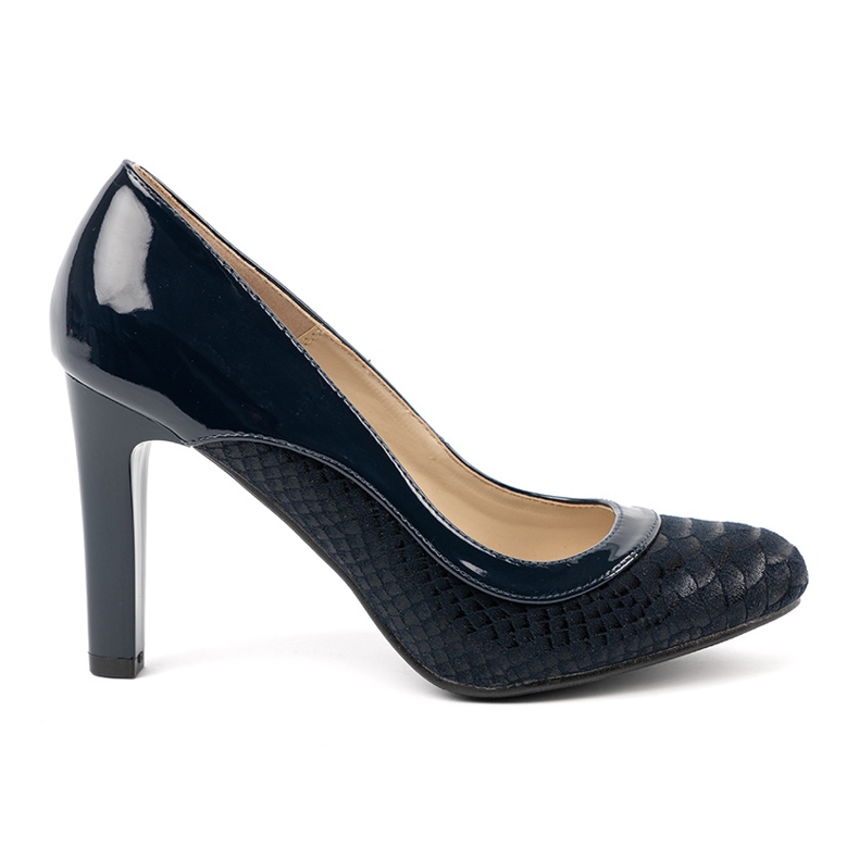 Goodin Bequeme schwarze Pumpen auf einer High Heel