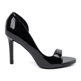 Goodin Bemalten Pumpen mit bloßen Fingern schwarze Finger