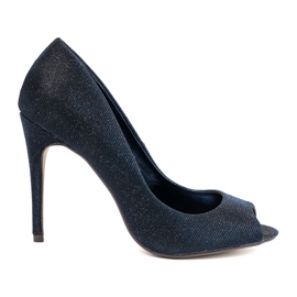 Seastar Marine Brokatpumpen mit nackten Fingern blau