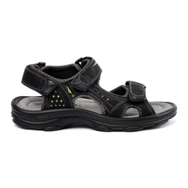 Shelvt Schwarze Sportsandalen