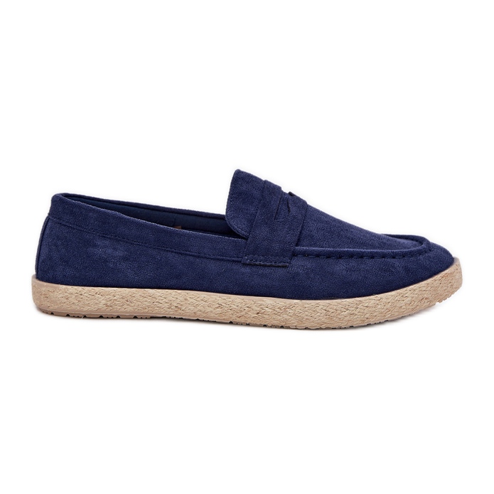 Herren -Slipper mit dunkelblau