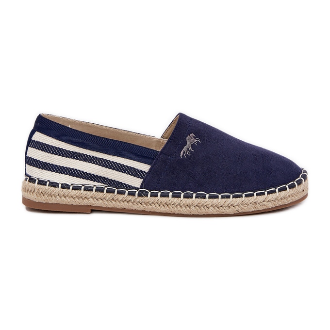 Männer Eco -Suede Espadrilles Marineblau