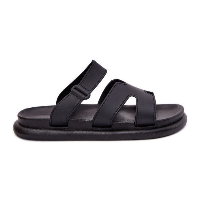 Frauen -Gummi -Hausschuhe mit einem schwarzen Gürtel