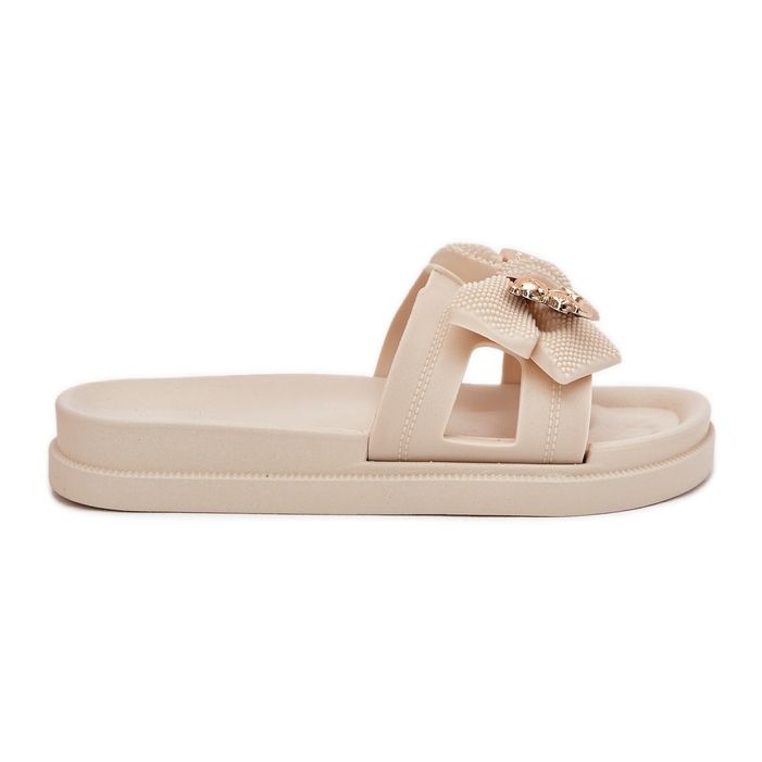 Damenflip flop beige