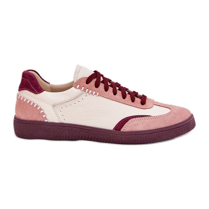 Damenleder -Sneaker Zazoo N1202 Pink rosa