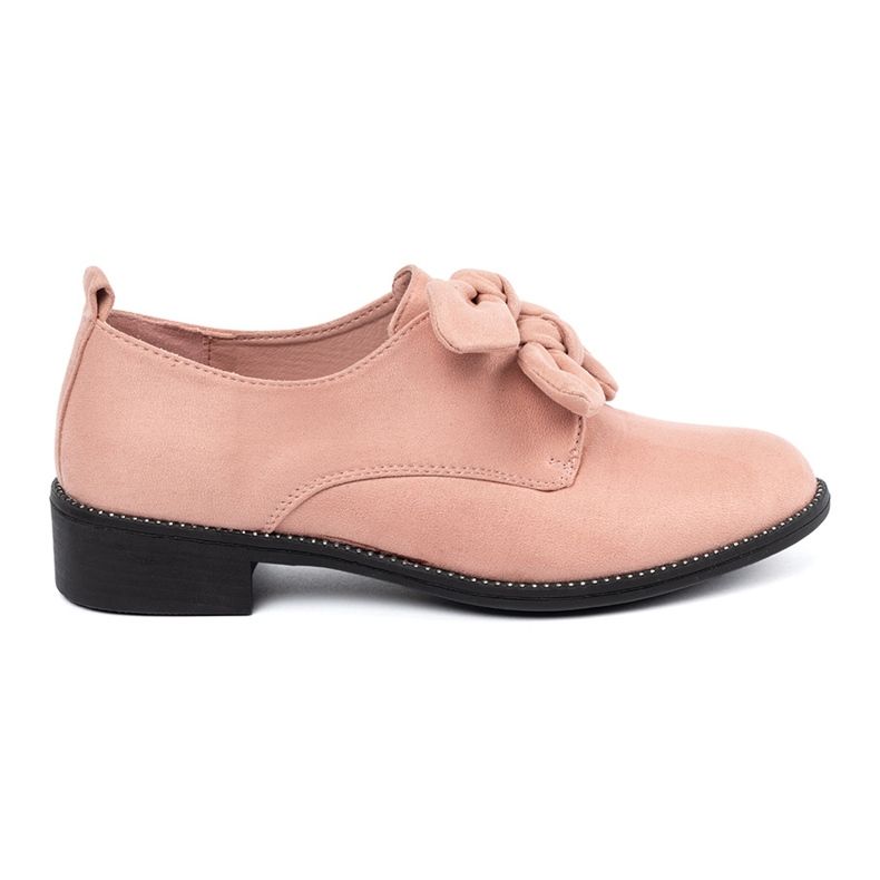 Seastar Hellrosa Wildlederschuhe mit einem dekorativen Bogen