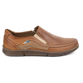 Olivier Slip-on 283GT Kamelbraun Leder Moccasins Braun braun